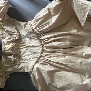 Fashion Nova Cream Mini Dress